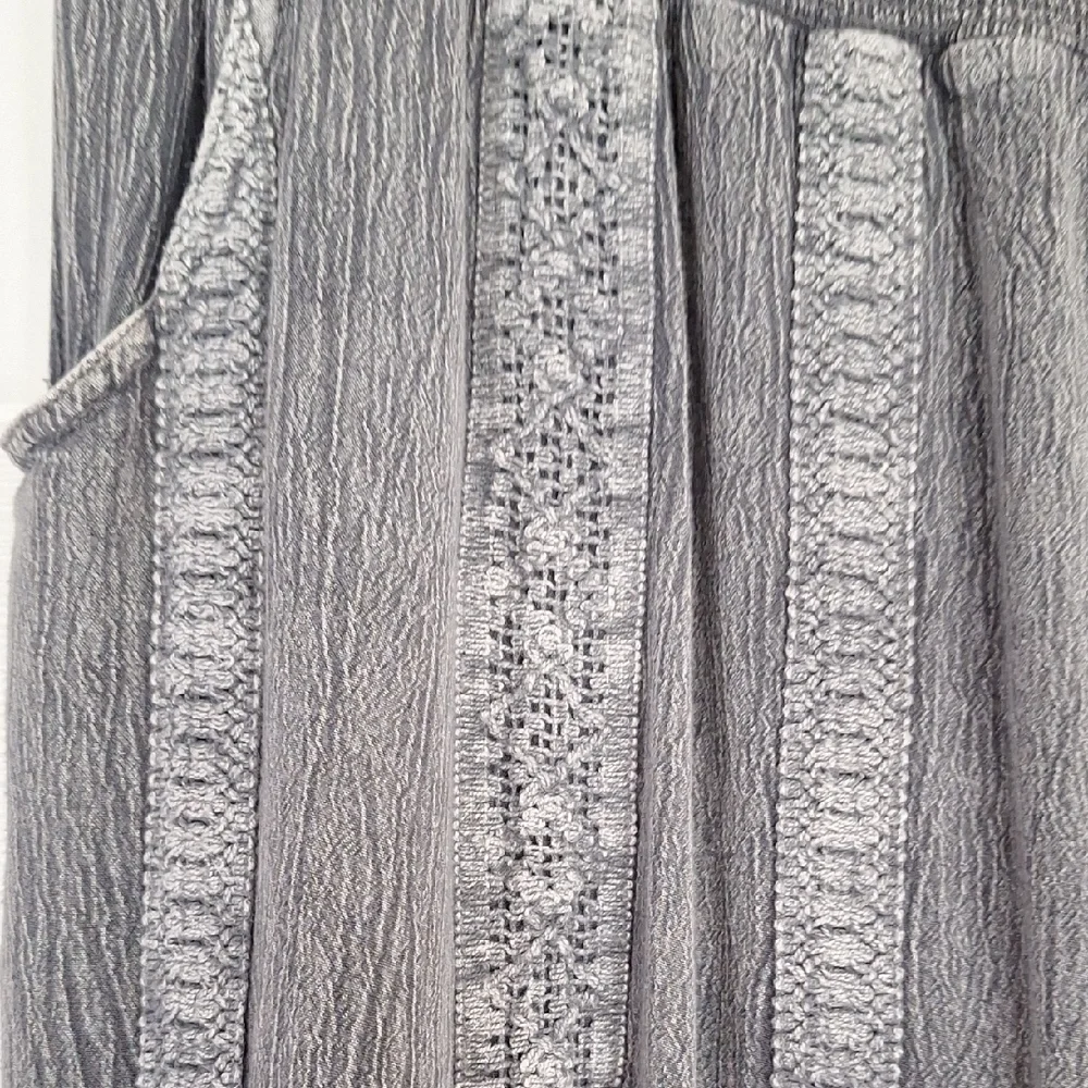 Women's BONULU Wide Leg Pants in Gray - Picture 3 of 16